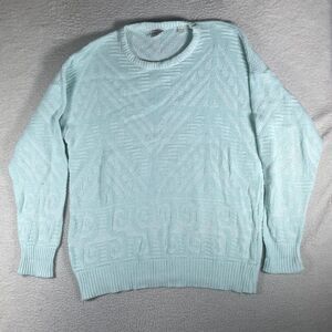 Vintage Giorgio di Firenze Sweater Mens XL Cotton Blend Knit Italy Made READ